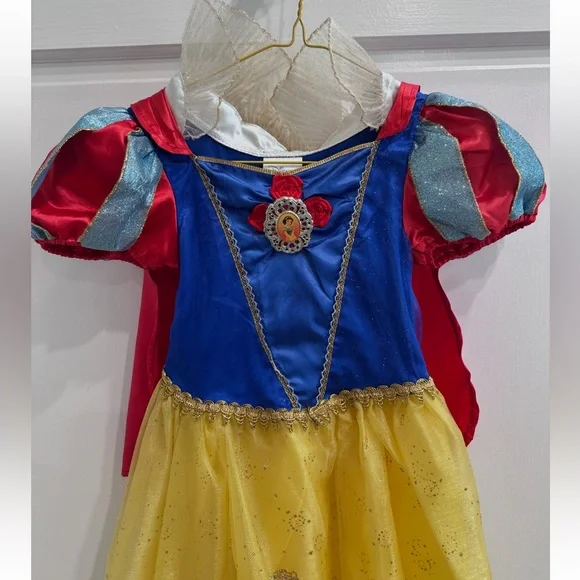 🦋DISNEY SNOW WHITE TODDLER COSTUME DRESS SIZE-2/3 - Picture 3 of 6